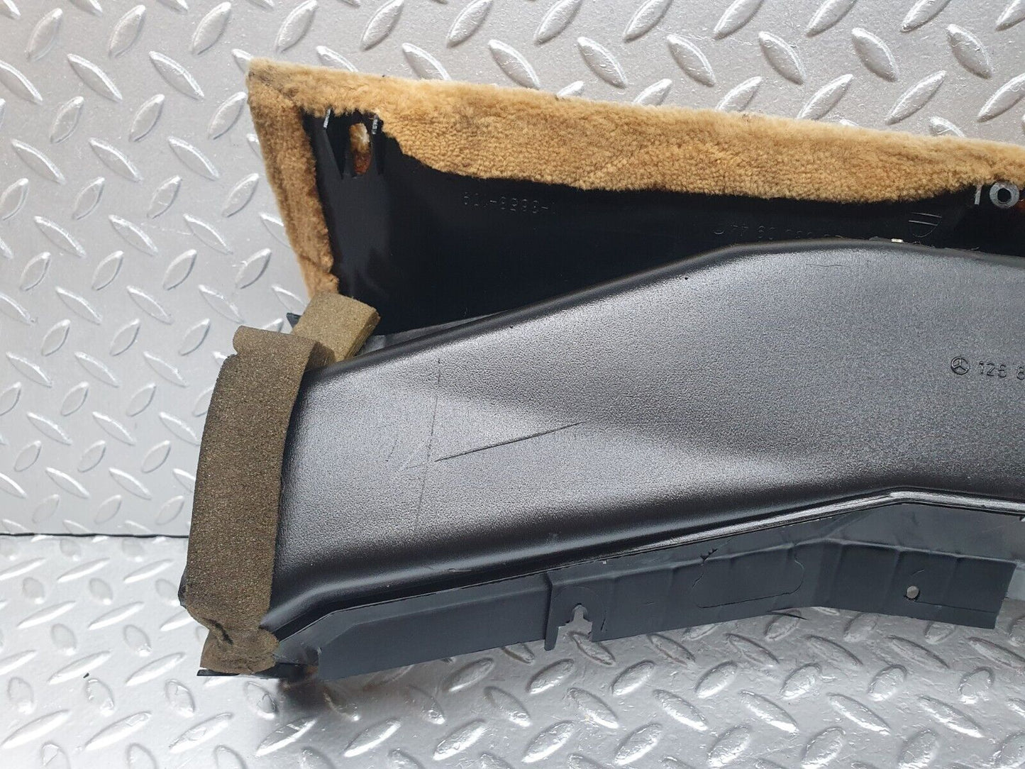 43614 Mercedes-Benz C126 380SEC Coupe Under Dash Panel Left Side Beige 1268800944 1268301144