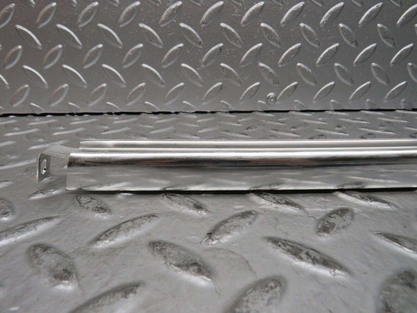 28610 Mercedes-Benz W123 230E Rear Left Door Chrome Window Channel