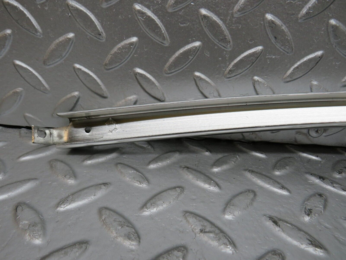 32086 Mercedes-Benz W123 230E Rear Left Chrome Window Channel