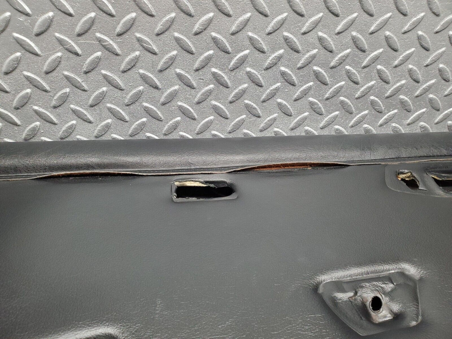 46420 Mercedes-Benz C123 280CE Coupe Left Door Card Black Leather 1237270564