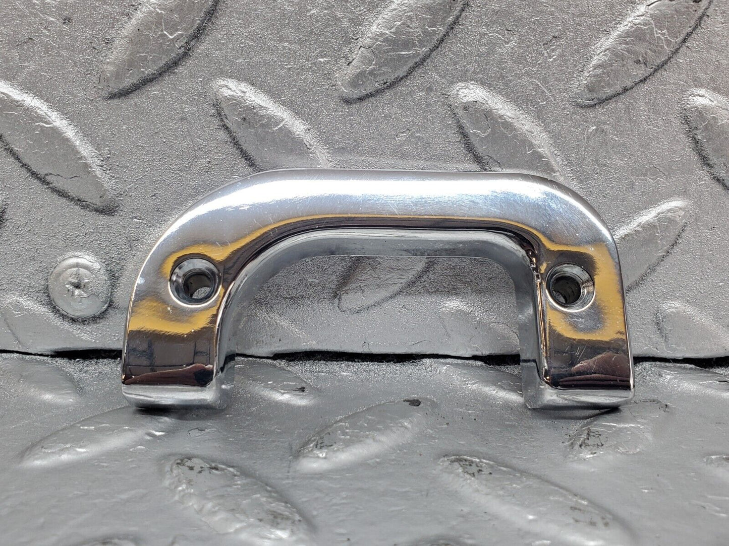 44386 Mercedes-Benz W123 280E Interior Chrome Door Latch Trim Left 1237230124