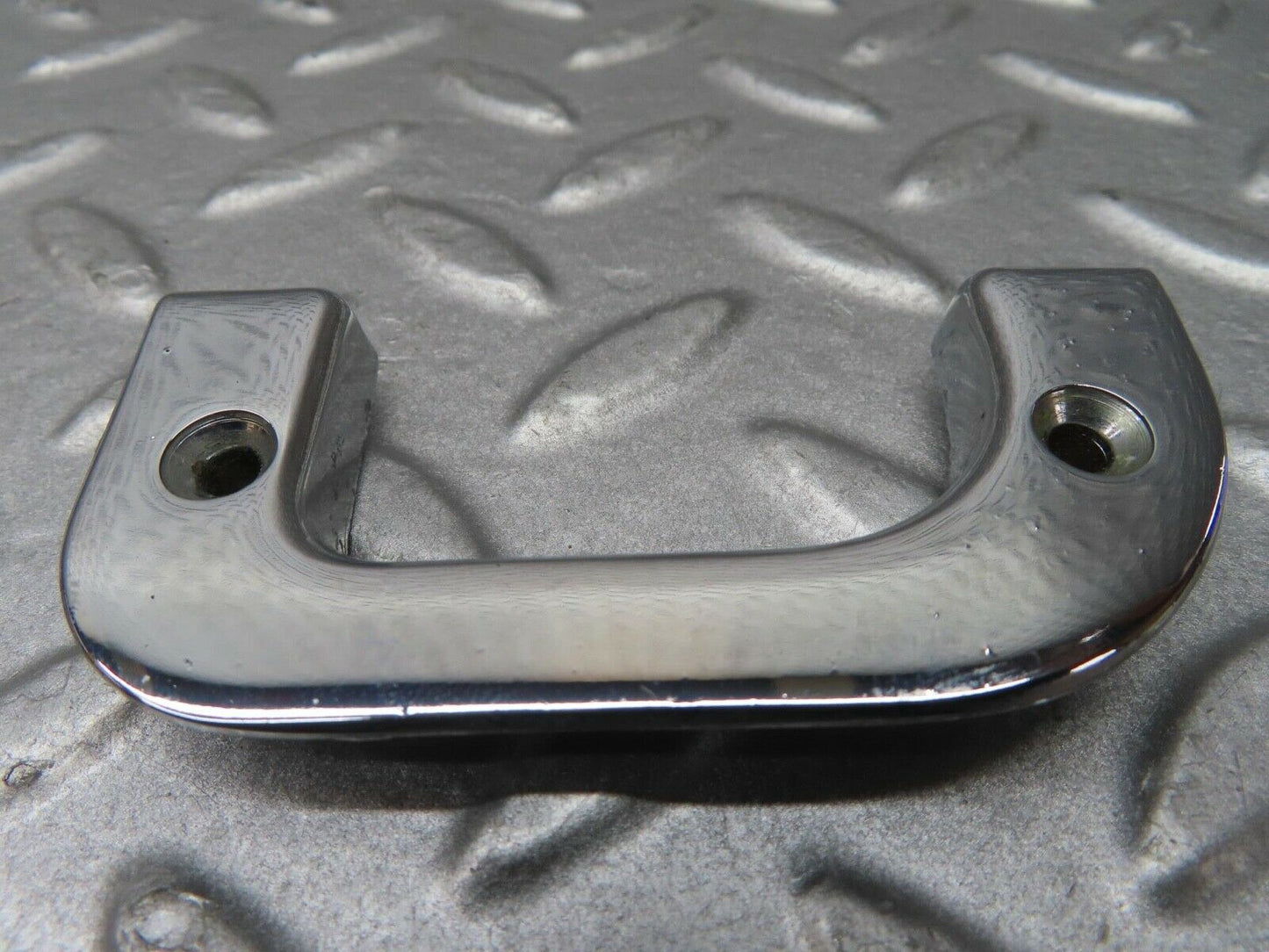 13554 Mercedes-Benz W123 200 Left Interior Chrome Door Latch Trim 1237230124