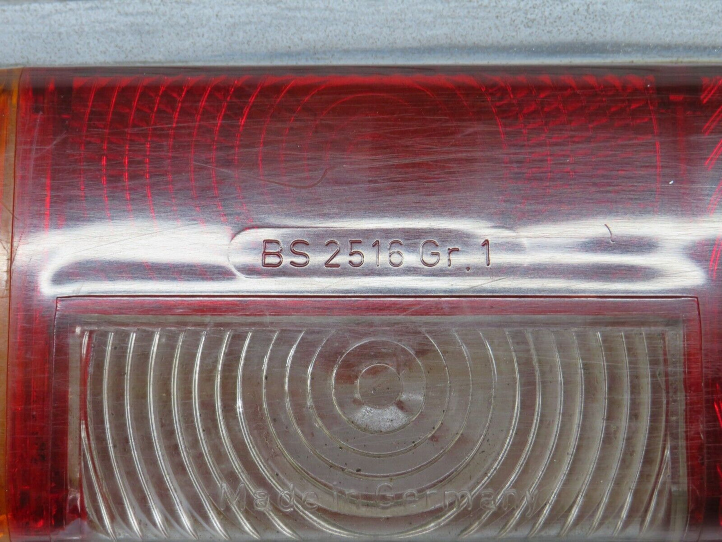 40296 Mercedes-Benz W110 230 Tail Light Lens Hella Right Side BS 2516 Gr1