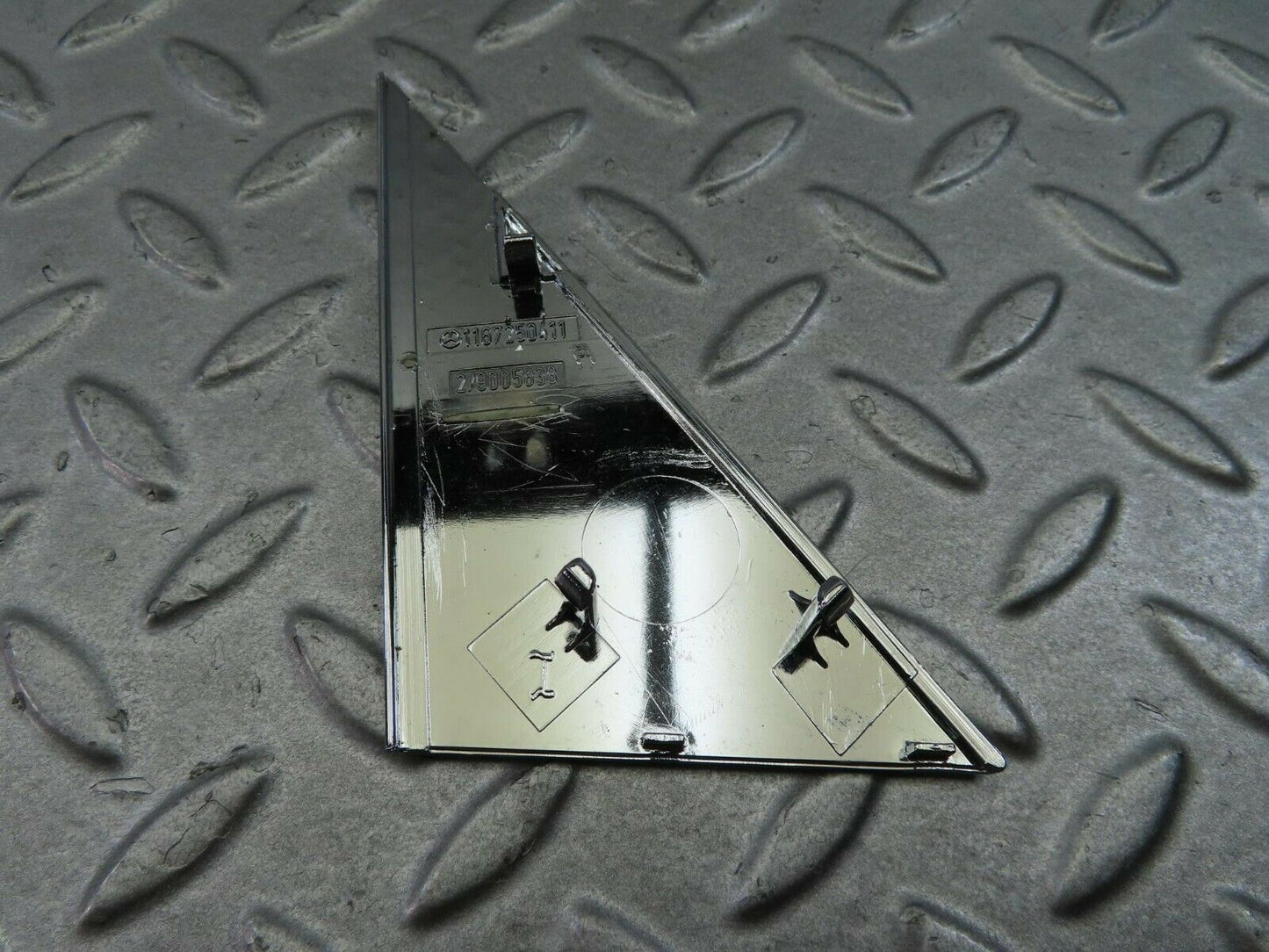 8156 Mercedes-Benz W116 Mirror Chrome Cover Right 1167250411
