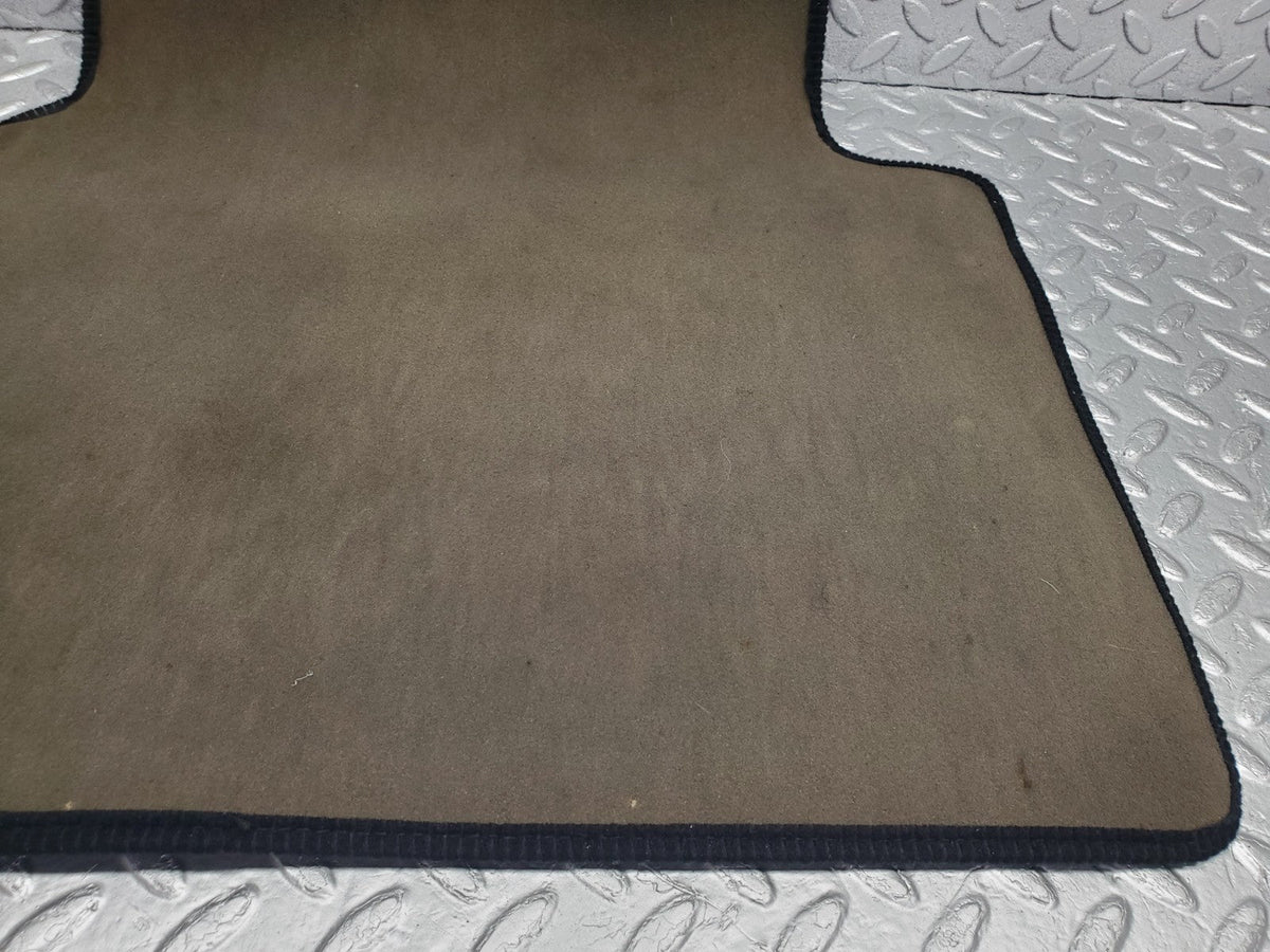 W201 Baby Benz rear left floor mat dark blue used OEM