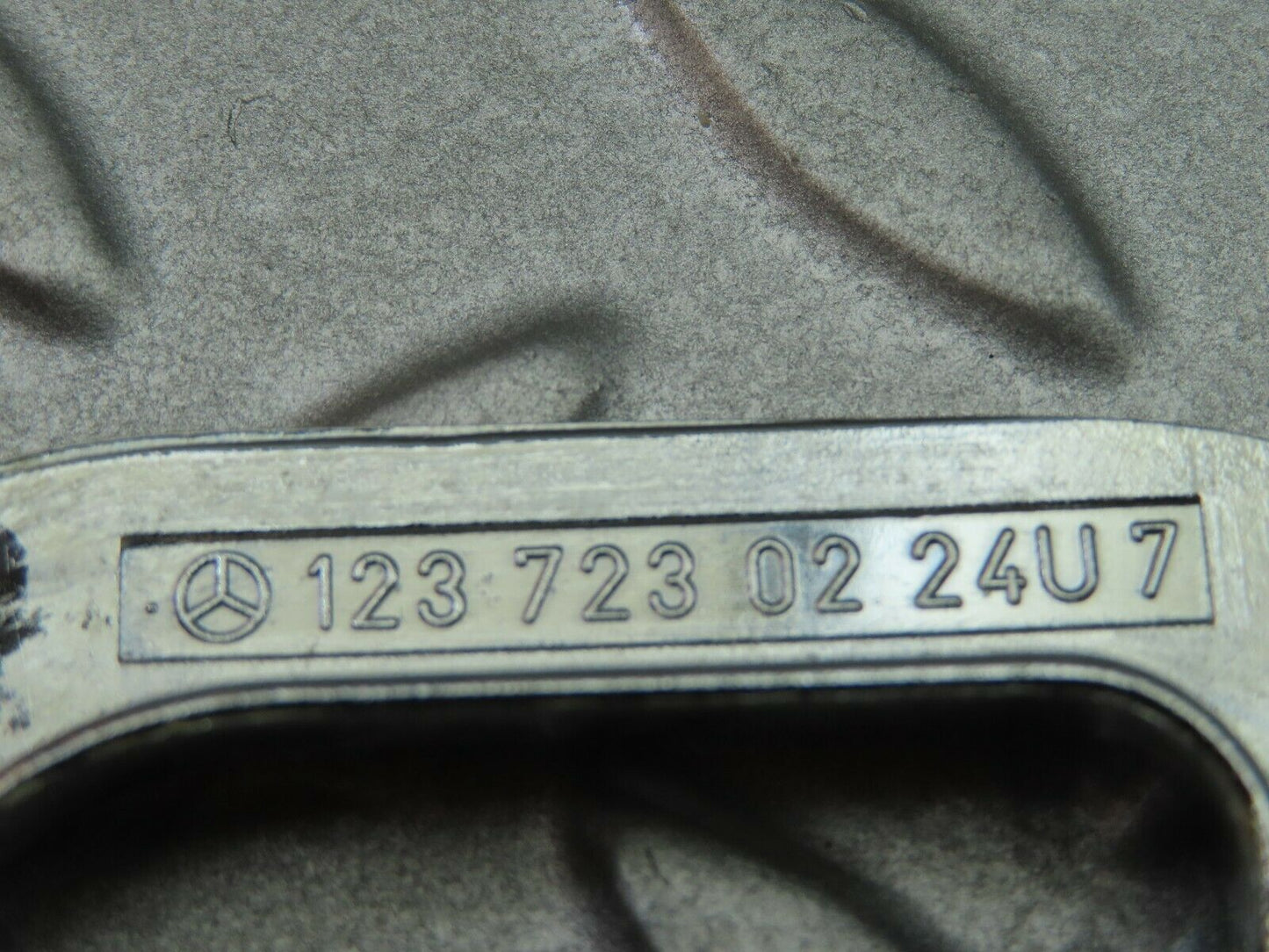 6072 Mercedes-Benz W126 380SE Right Interior Chrome Door Latch Trim 1237230224