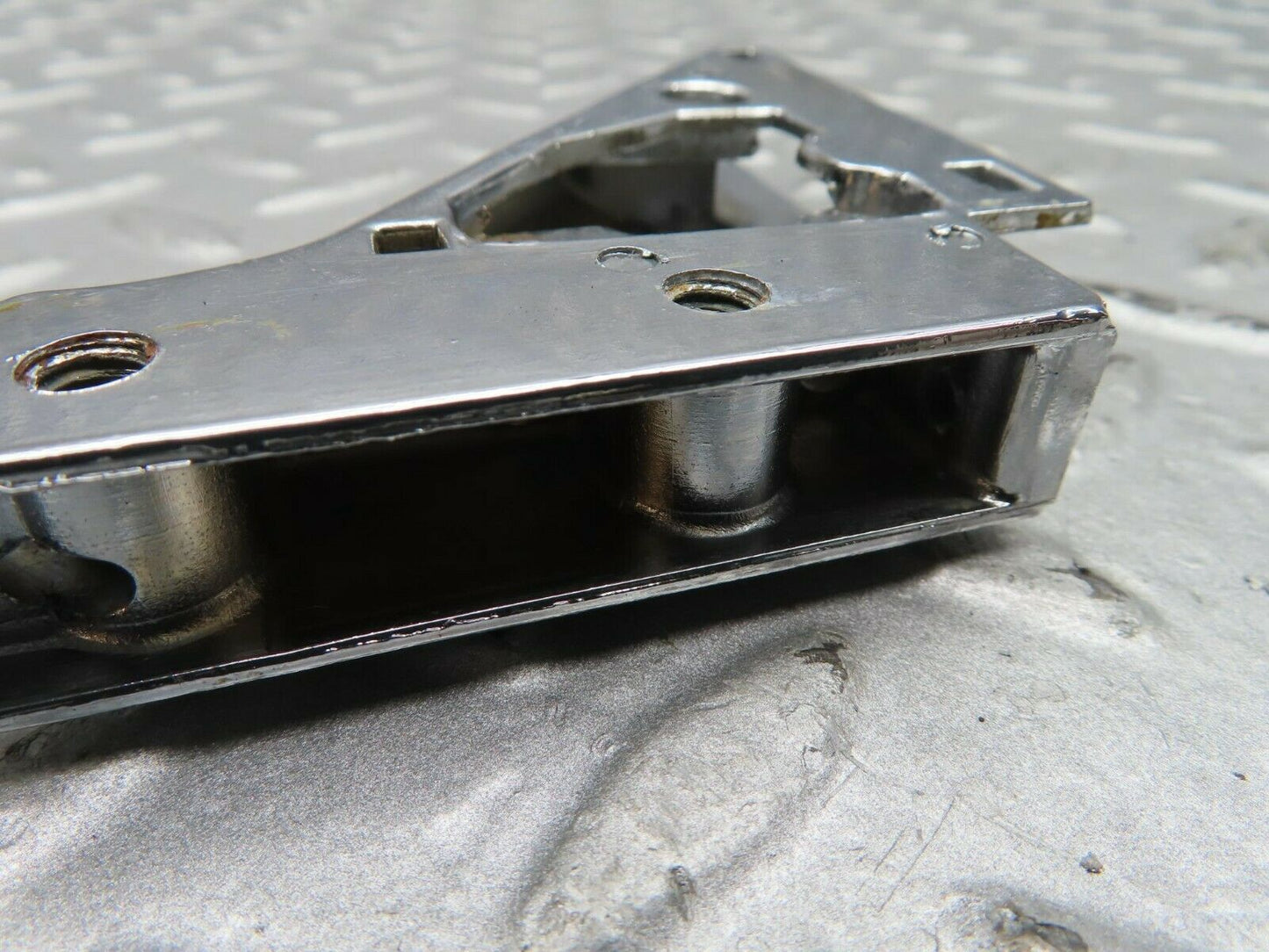 16623 Mercedes-Benz C107 380SLC Right Wing Mirror Triangle Chrome Bracket