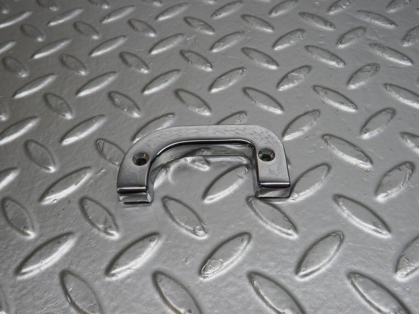 32179 Mercedes-Benz W123 230E Left Interior Chrome Door Latch Trim 1237230124