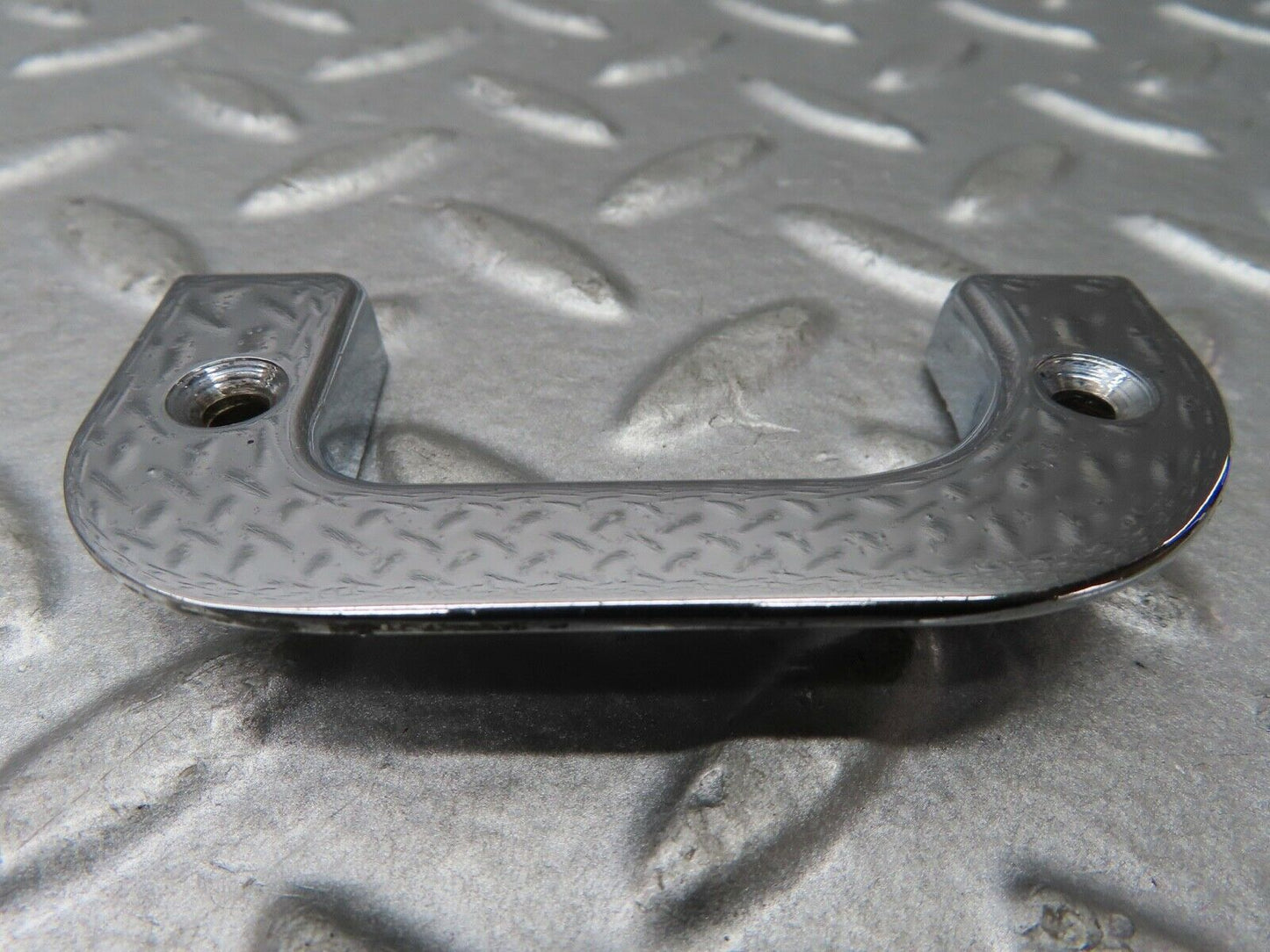 19166 Mercedes-Benz W123 300D Left Chrome Door Latch Trim 1237230124
