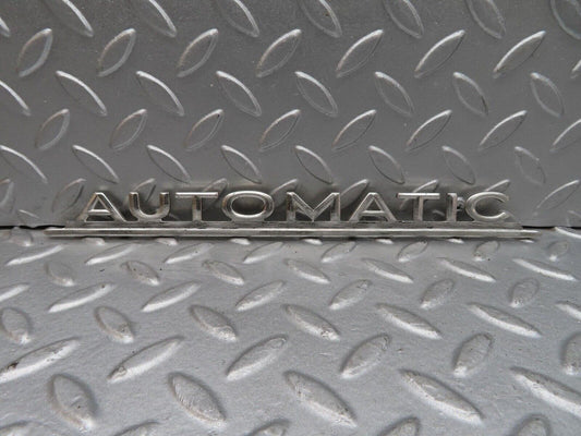 12476 Mercedes-Benz W108 280SE 3.5 Trunk Badge Emblem AUTOMATIC