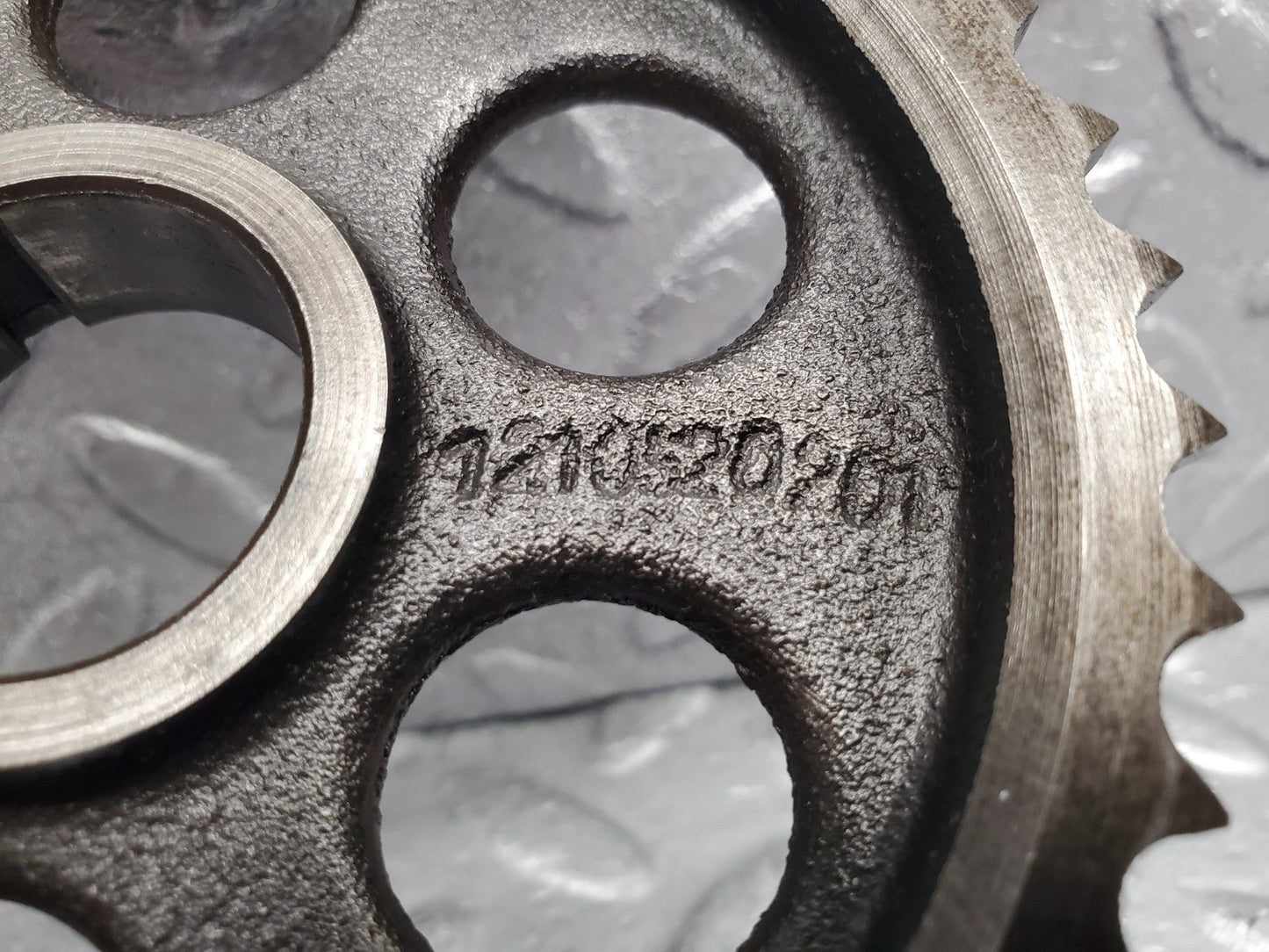 W112 camshaft timing gear used OEM