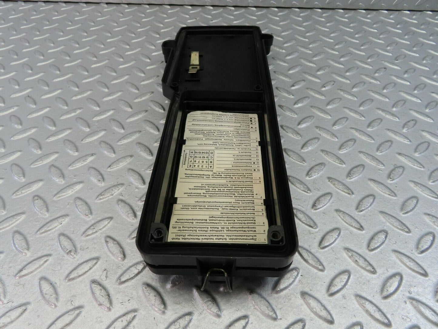 9348 Mercedes-Benz C124 300CE Fuse Box Lid Cover Panel 1245400282