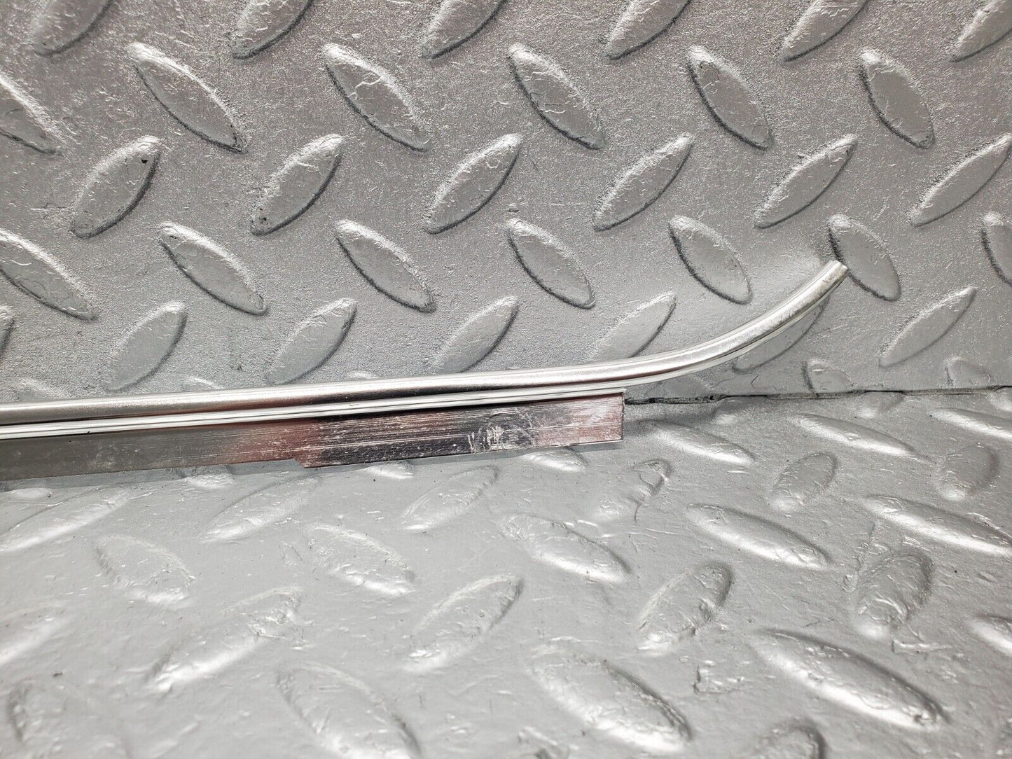 46375 Mercedes-Benz C123 280CE Coupe Seat Belt Presenter Cover Chrome Trim Left