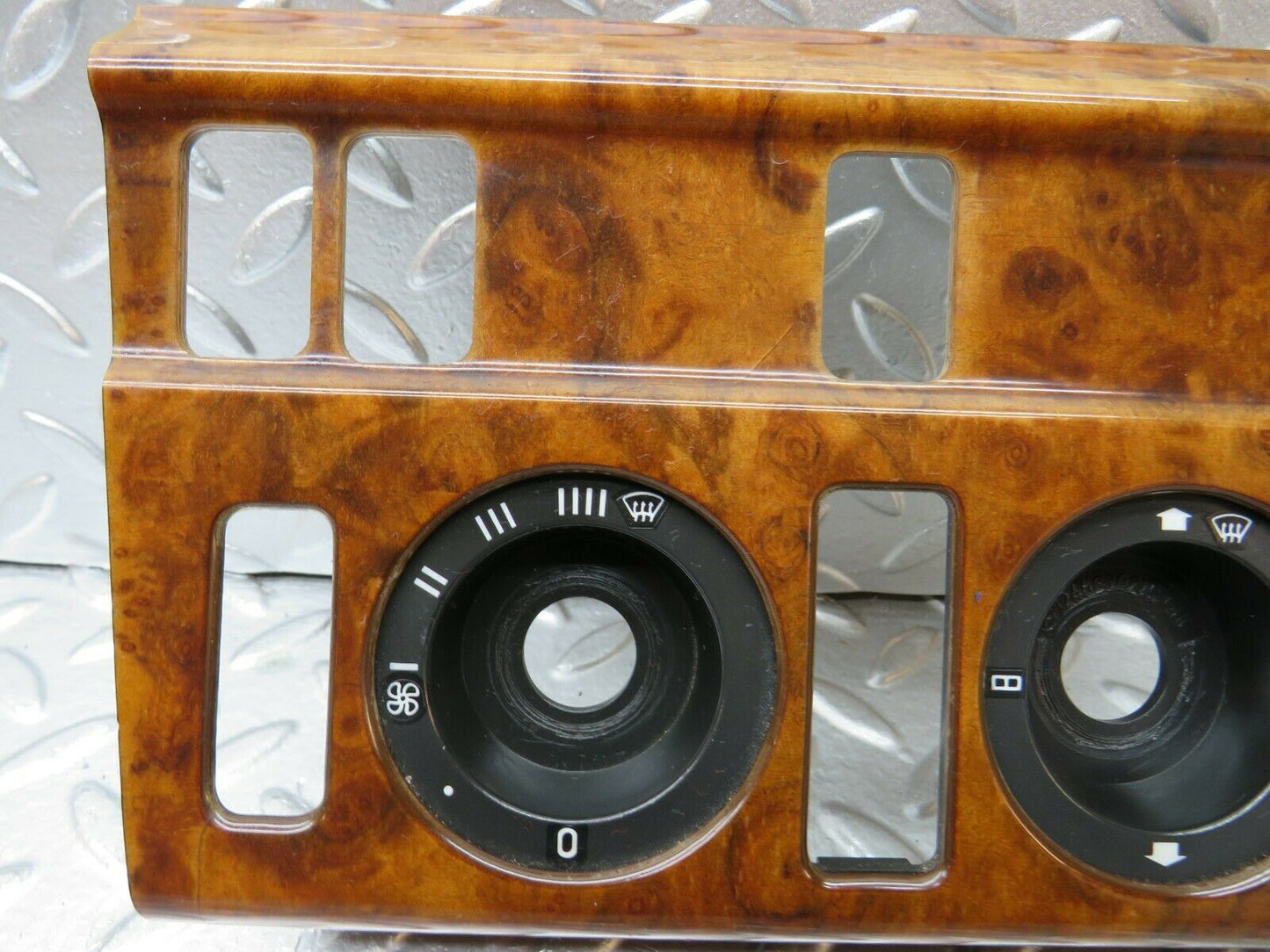 22423 Mercedes-Benz C124 E220 Coupe Heater Control Panel Wood Trim 1246830275