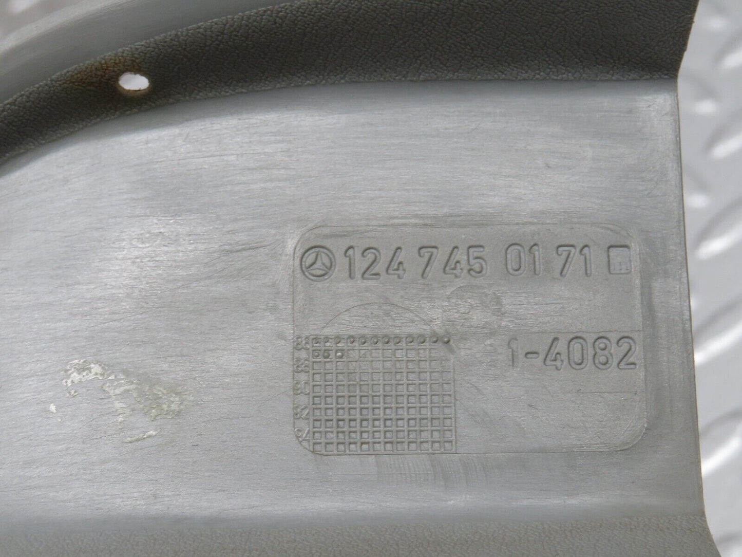 32504 Mercedes-Benz S124 300TE Inner Tailgate Cover Trim Pair Grey 1247450271