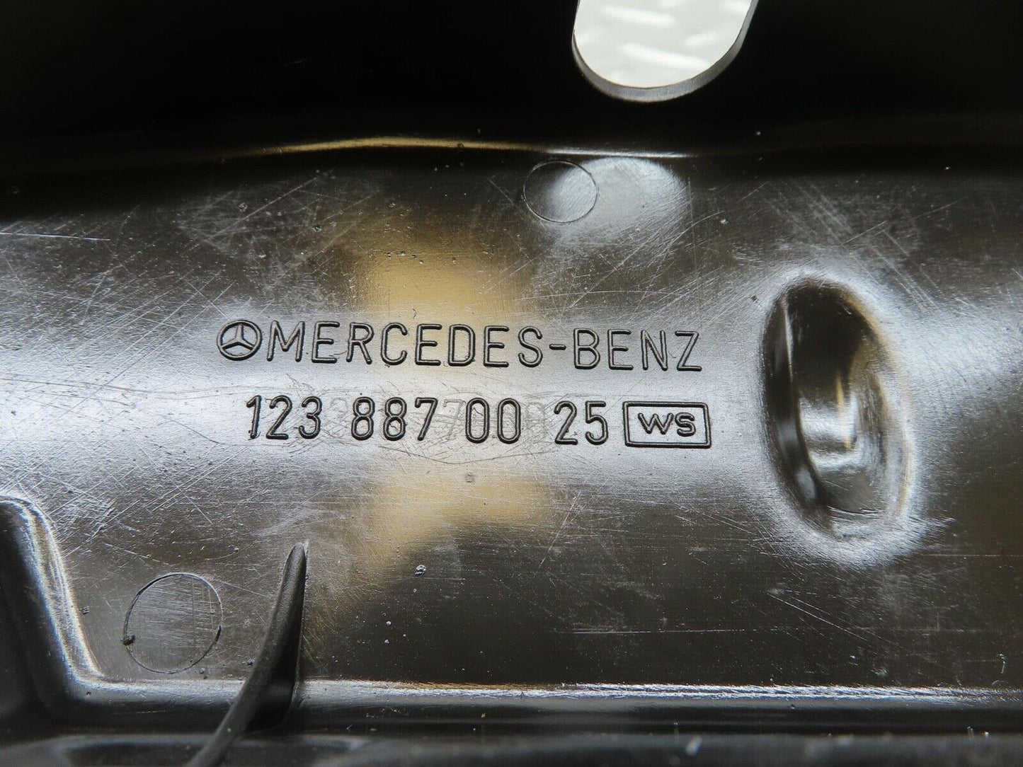 15874 Mercedes-Benz W123 280E Bonnet Lock Catch Cover 1238870025
