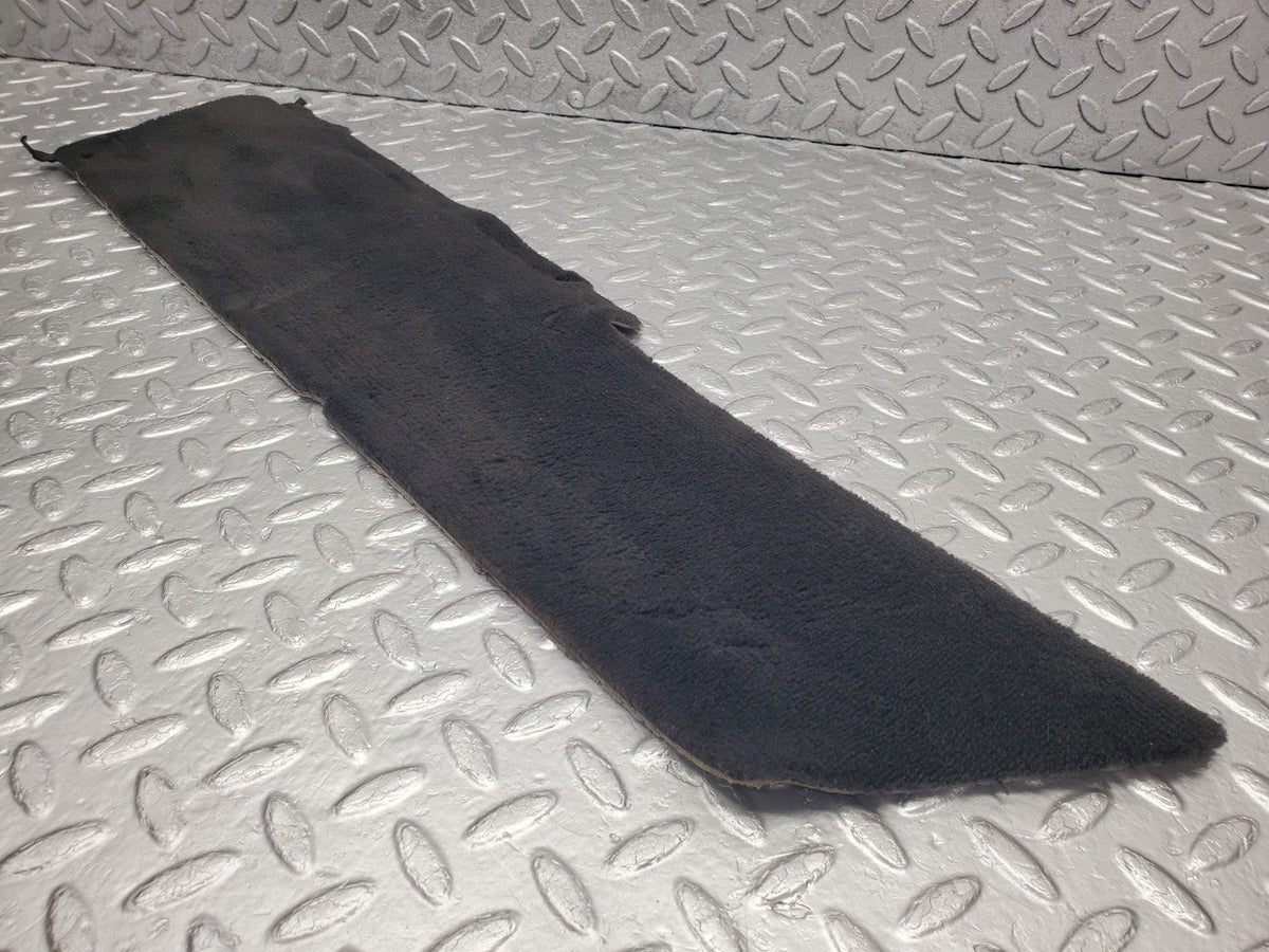 W201 Baby Benz door sill floor carpet left side black used OEM