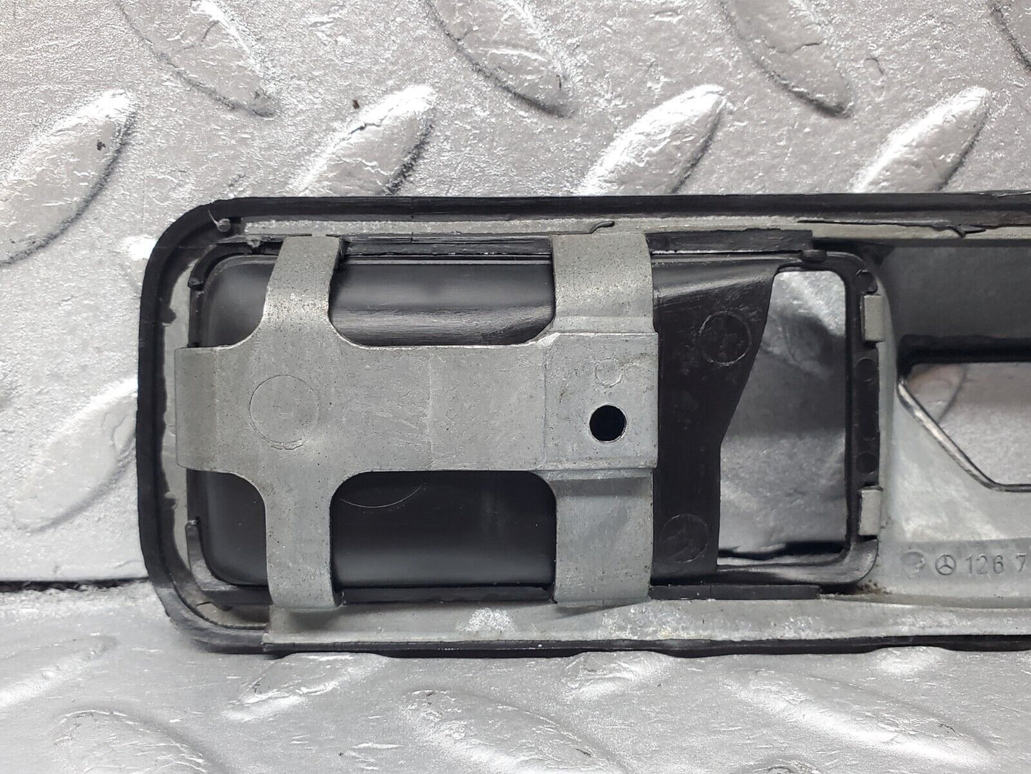 45894 Mercedes-Benz W126 420SE Front Interior Door Handle Frame Left 1267660111