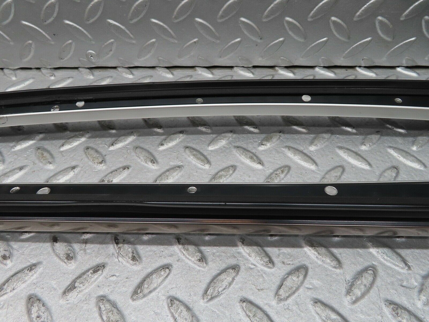 17207 Mercedes-Benz R129 300SL Coupe A Pillar Chrome Trim Cover Pair