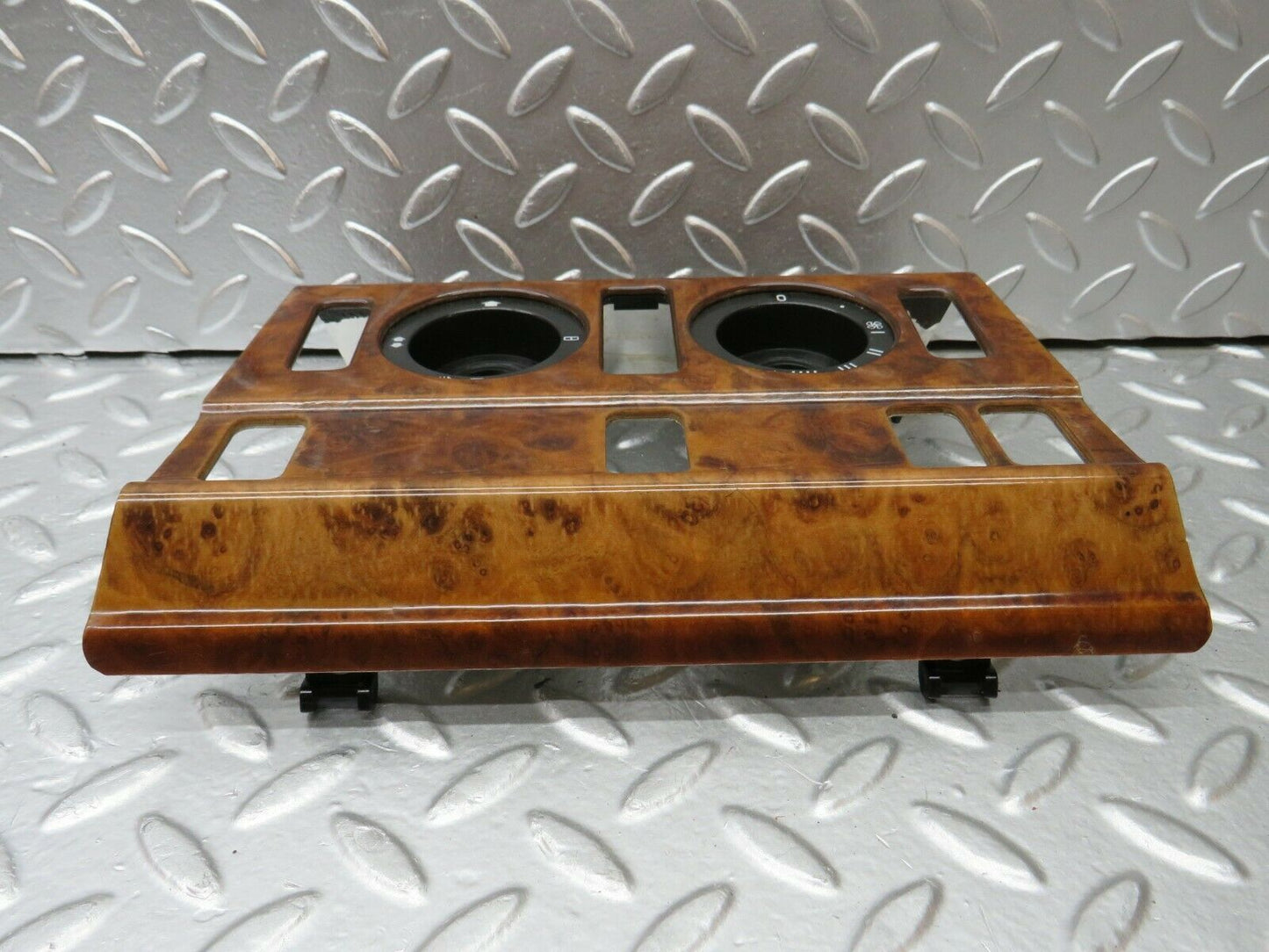 22423 Mercedes-Benz C124 E220 Coupe Heater Control Panel Wood Trim 1246830275