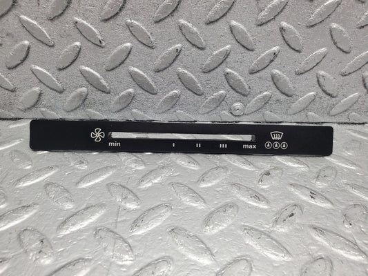 W201 Baby Benz heater control panel bezel trim used OEM