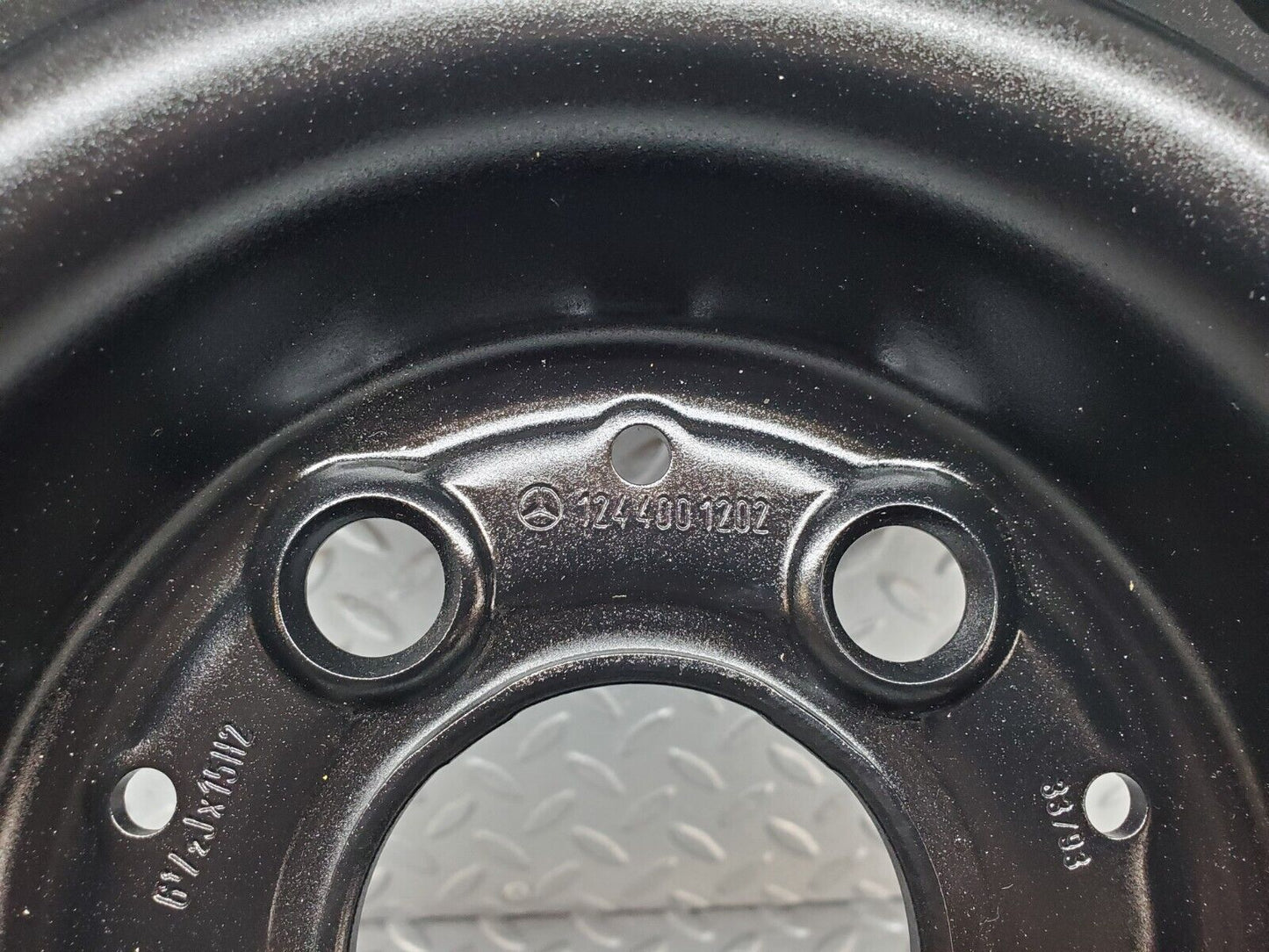 44879 Mercedes-Benz Steel Wheel 6.5Jx15H2 ET49 5x112 1244001202