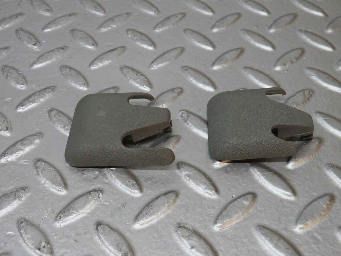 31256 Mercedes-Benz S124 220TE Front Seat Rail Trim Cover Pair 1246842218