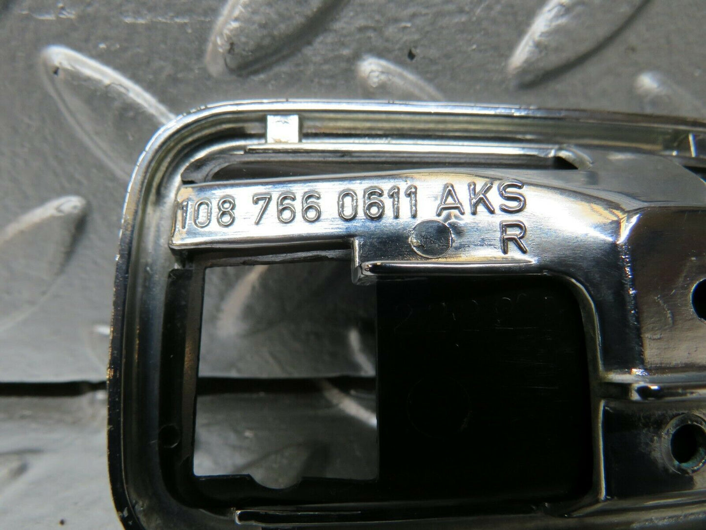 23446 Mercedes-Benz W114 280E Chrome Frame For Door Opener Right 1087660611