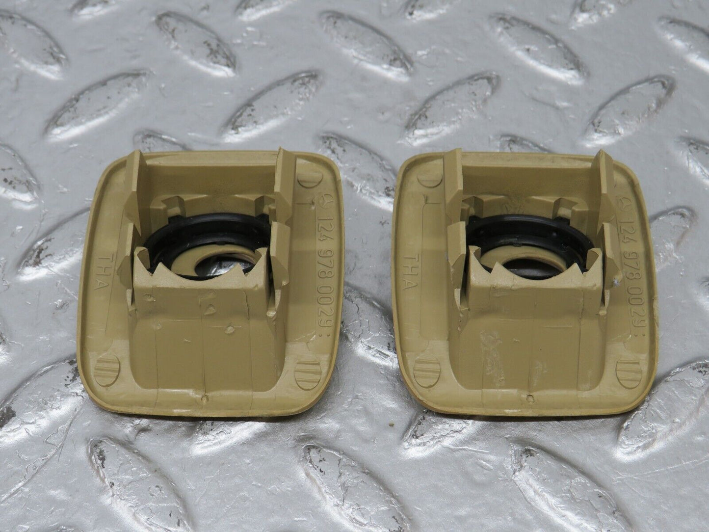 34194 Mercedes-Benz W124 260E Rear Seat Headrest Surround Cover 2x 1249780029
