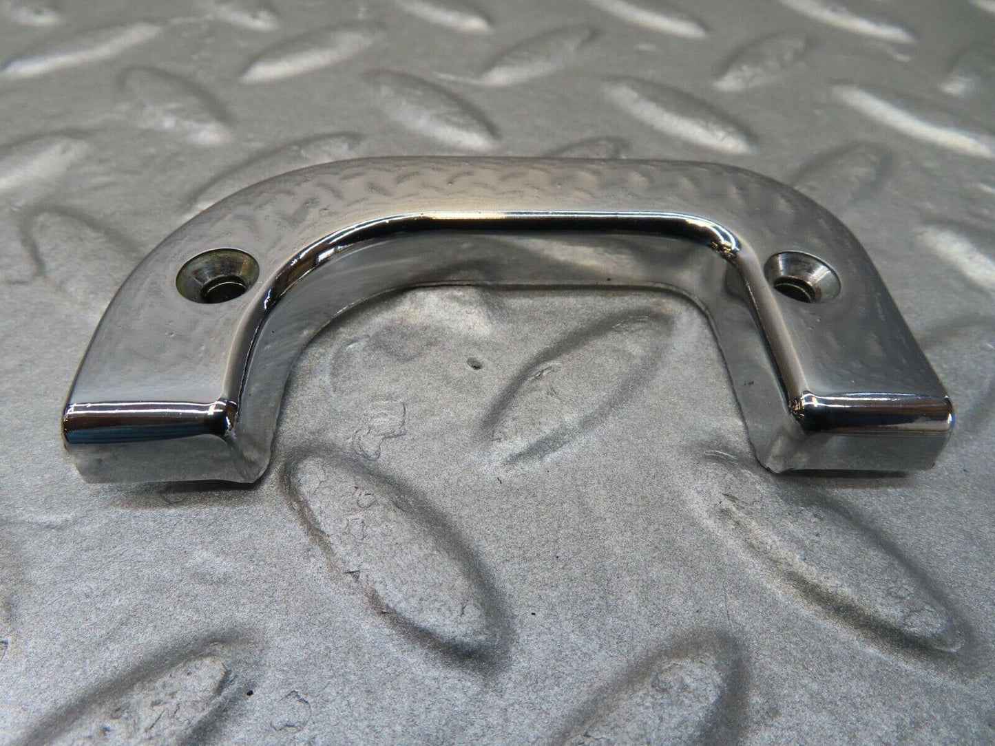 16039 Mercedes-Benz W123 280E Left Interior Chrome Door Latch Trim 1237230124