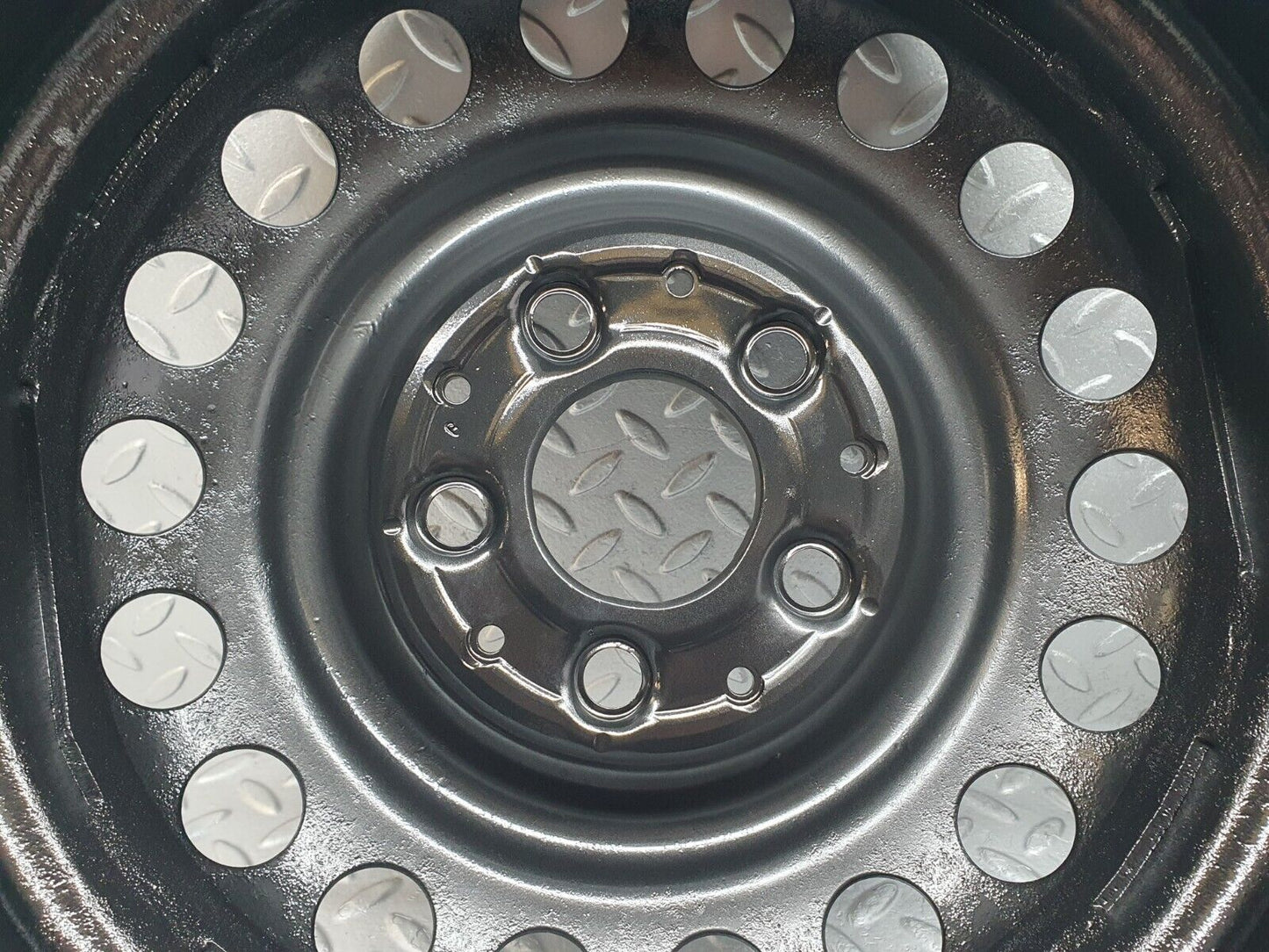 43428 Mercedes-Benz W201 190 Steel Wheel Set 6Jx15H2 ET49 1244000602
