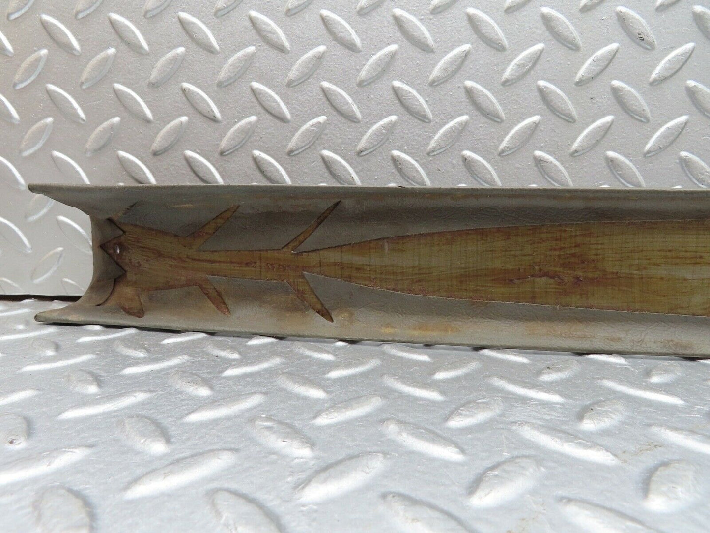 18896 Mercedes-Benz W121 190b Ponton B Pillar Cover Right Side Brown