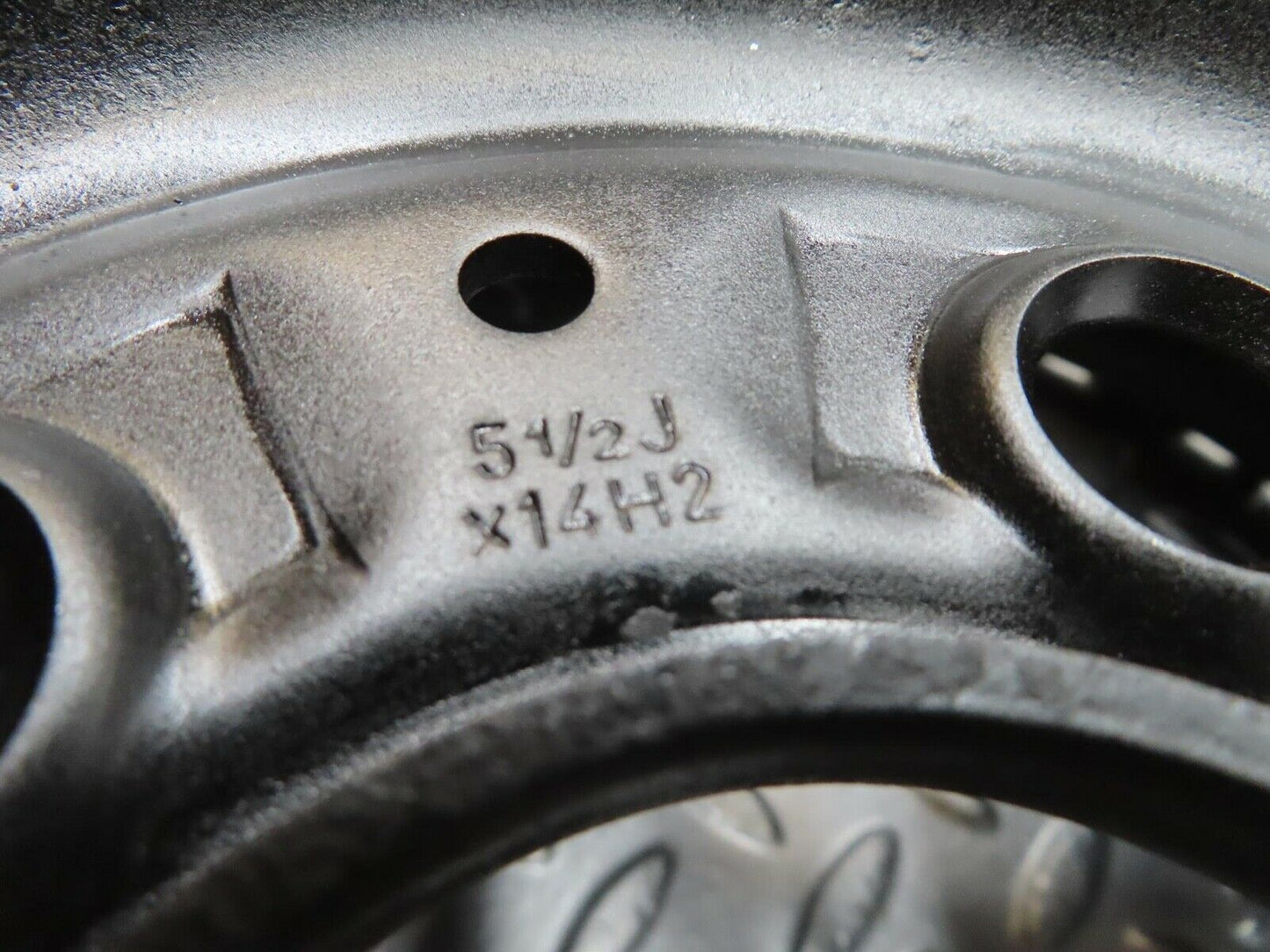 13237 Mercedes-Benz Steel Wheel 5.5Jx14H2 ET30 5x112 1234000302