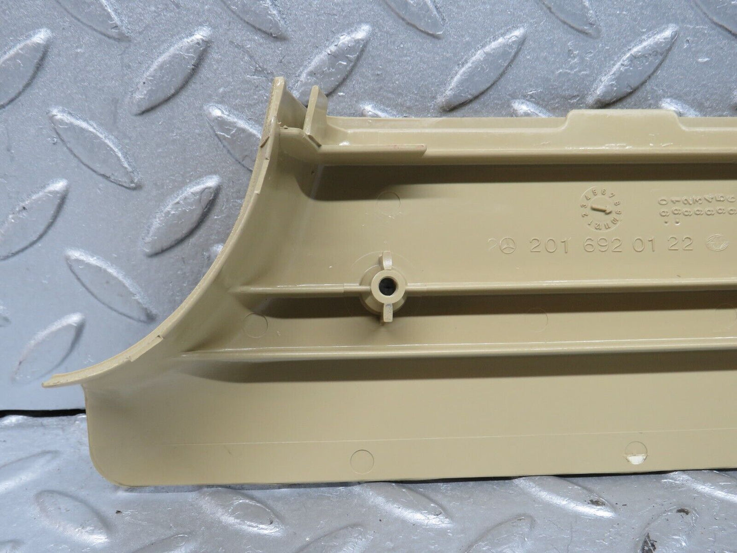 38726 Mercedes-Benz W201 190E 2.6L B Pillar Bottom Cover Left Side Beige 2016920122