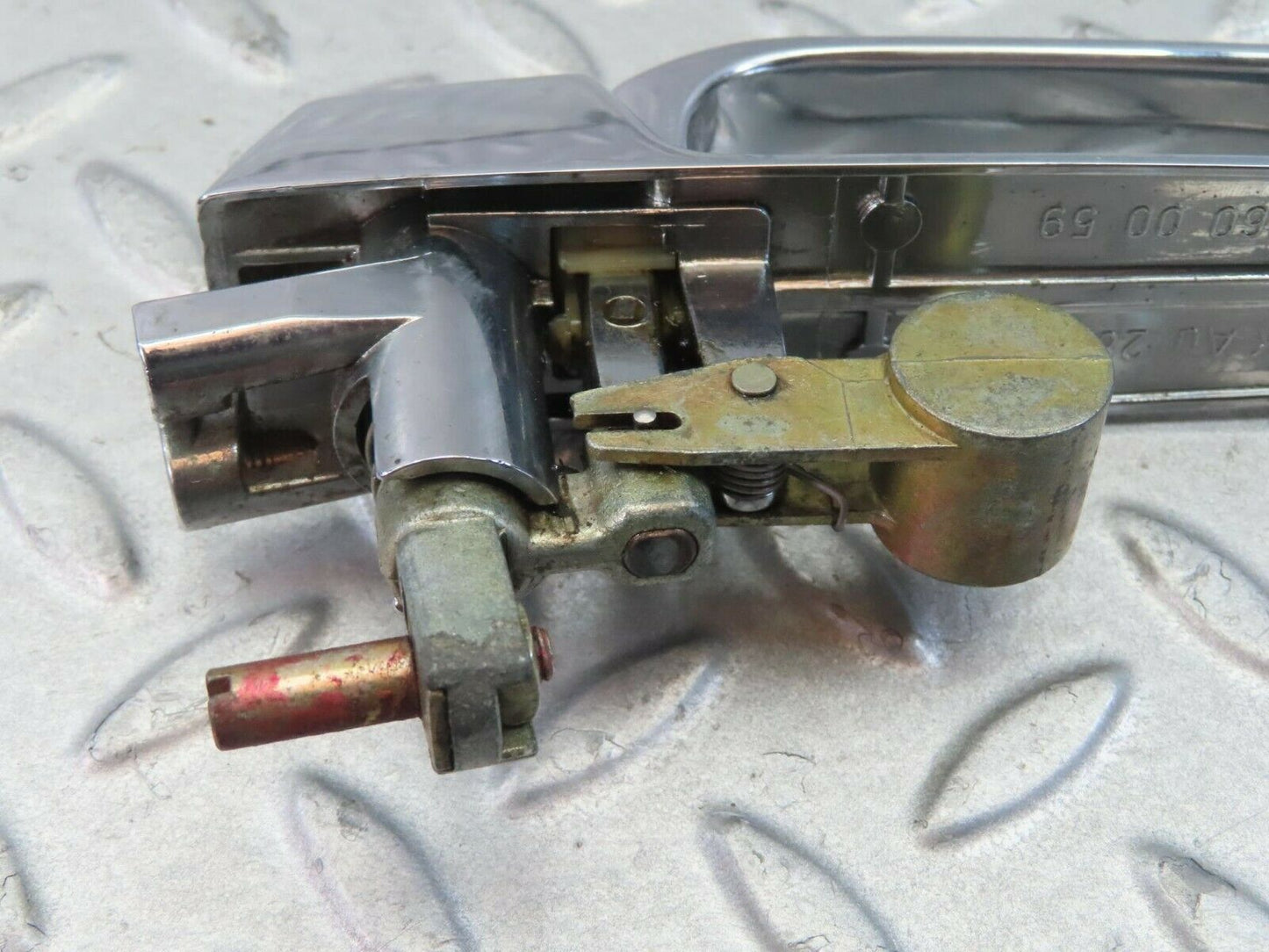 8744 Mercedes-Benz W116 Chrome Door Handle Rear Right 1167600059