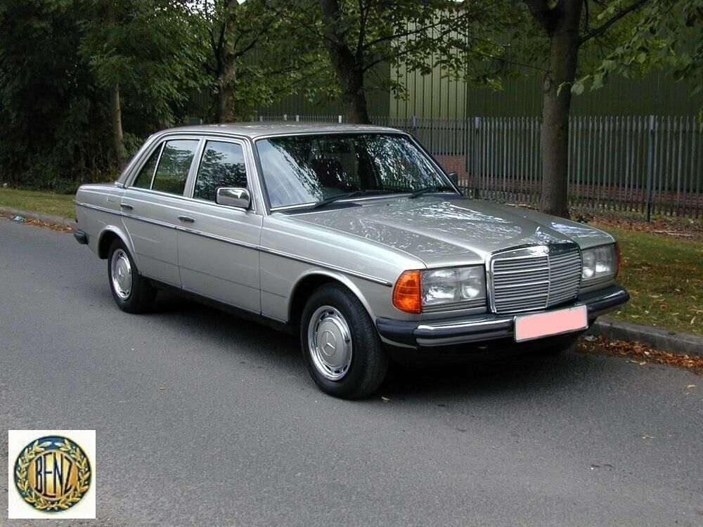 2172 Mercedes-Benz W123 230E Rear Right Door Chrome Trim