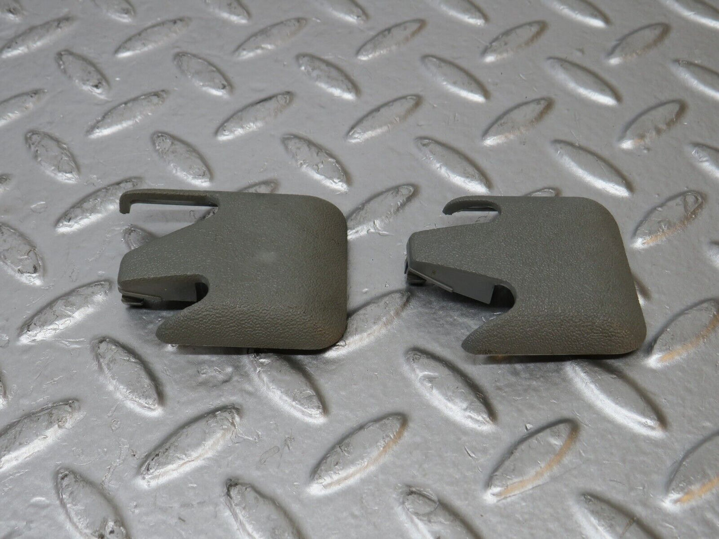 31256 Mercedes-Benz S124 220TE Front Seat Rail Trim Cover Pair 1246842218