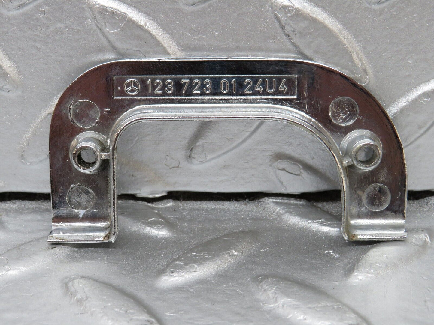 34316 Mercedes-Benz C126 380SEC Left Interior Chrome Door Latch 1237230124