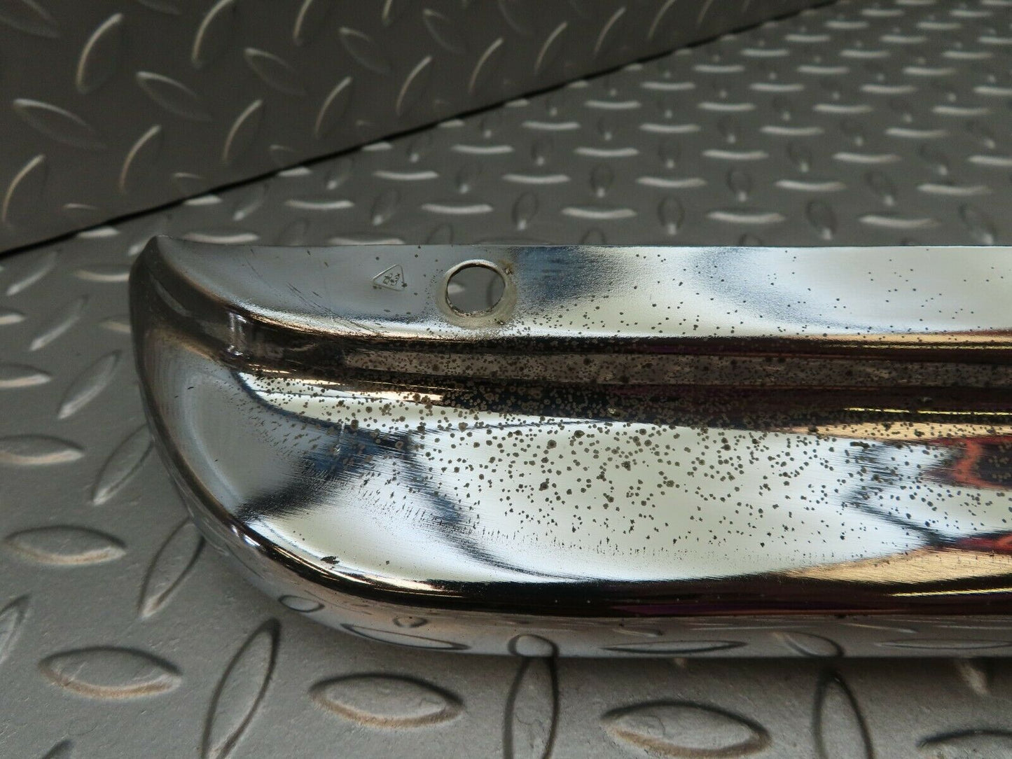 3475 Mercedes-Benz W108 280SE Rear Left Upper Bumper Chrome