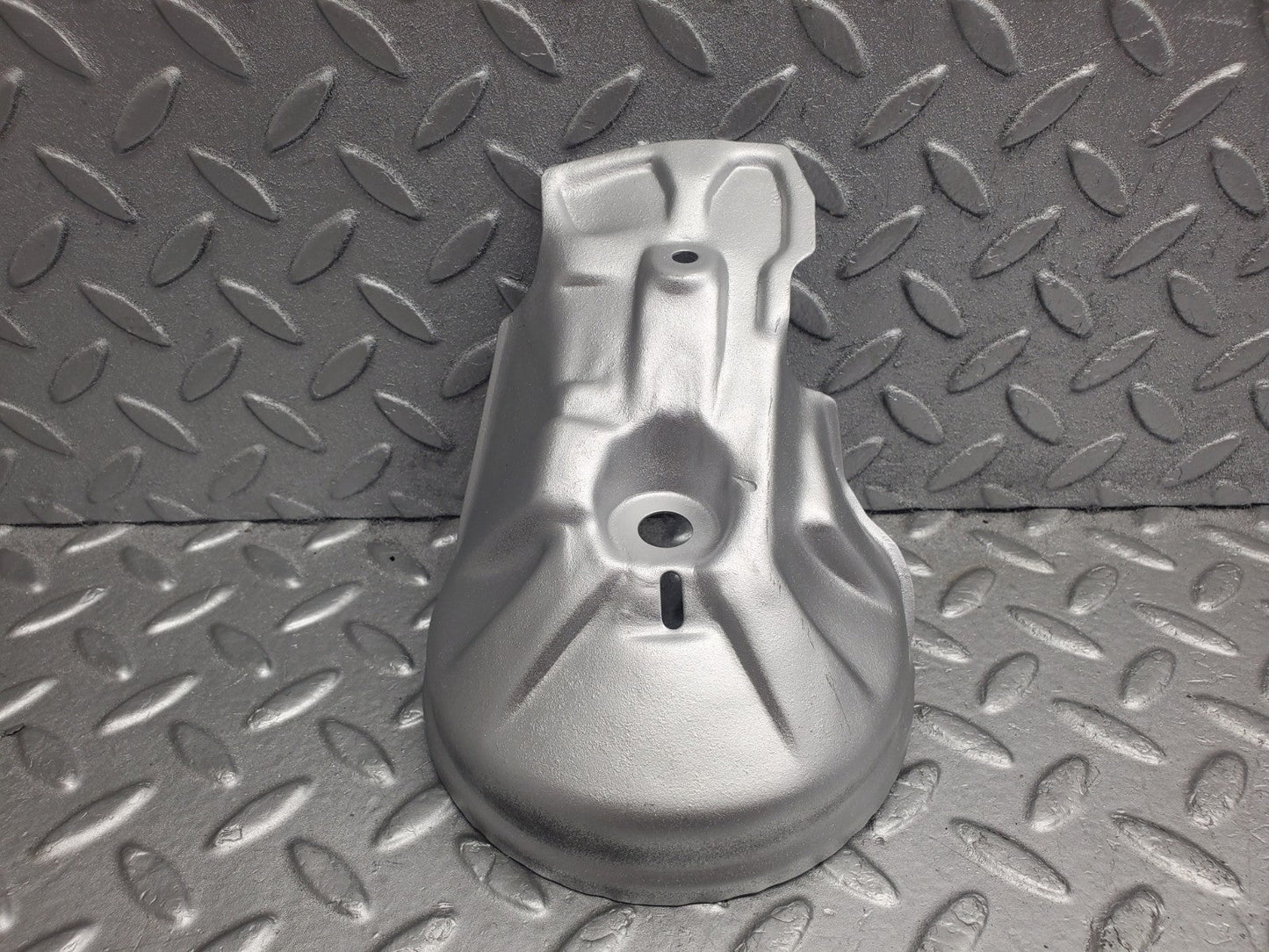 W124 Wagon engine mount bracket heat shield cover used OEM