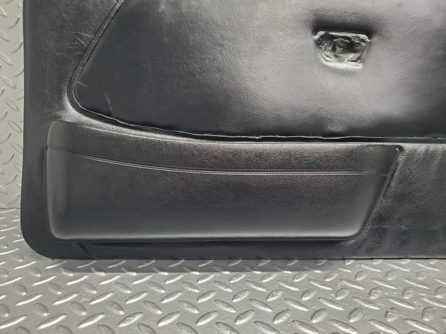 46366 Mercedes-Benz C123 280CE Coupe Right Door Card Black Leather 1237270664