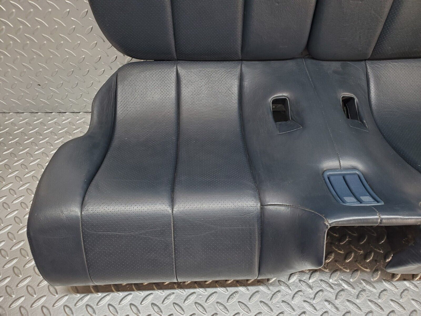 45156 Mercedes-Benz R129 300SL Coupe Rear Seat Set Blue Leather 1299220001