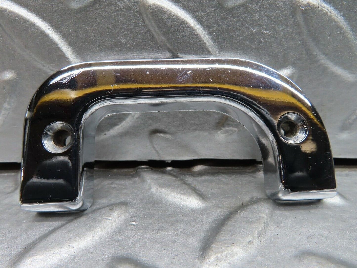 21081 Mercedes-Benz W123 230E Right Chrome Door Latch Trim 1237230224