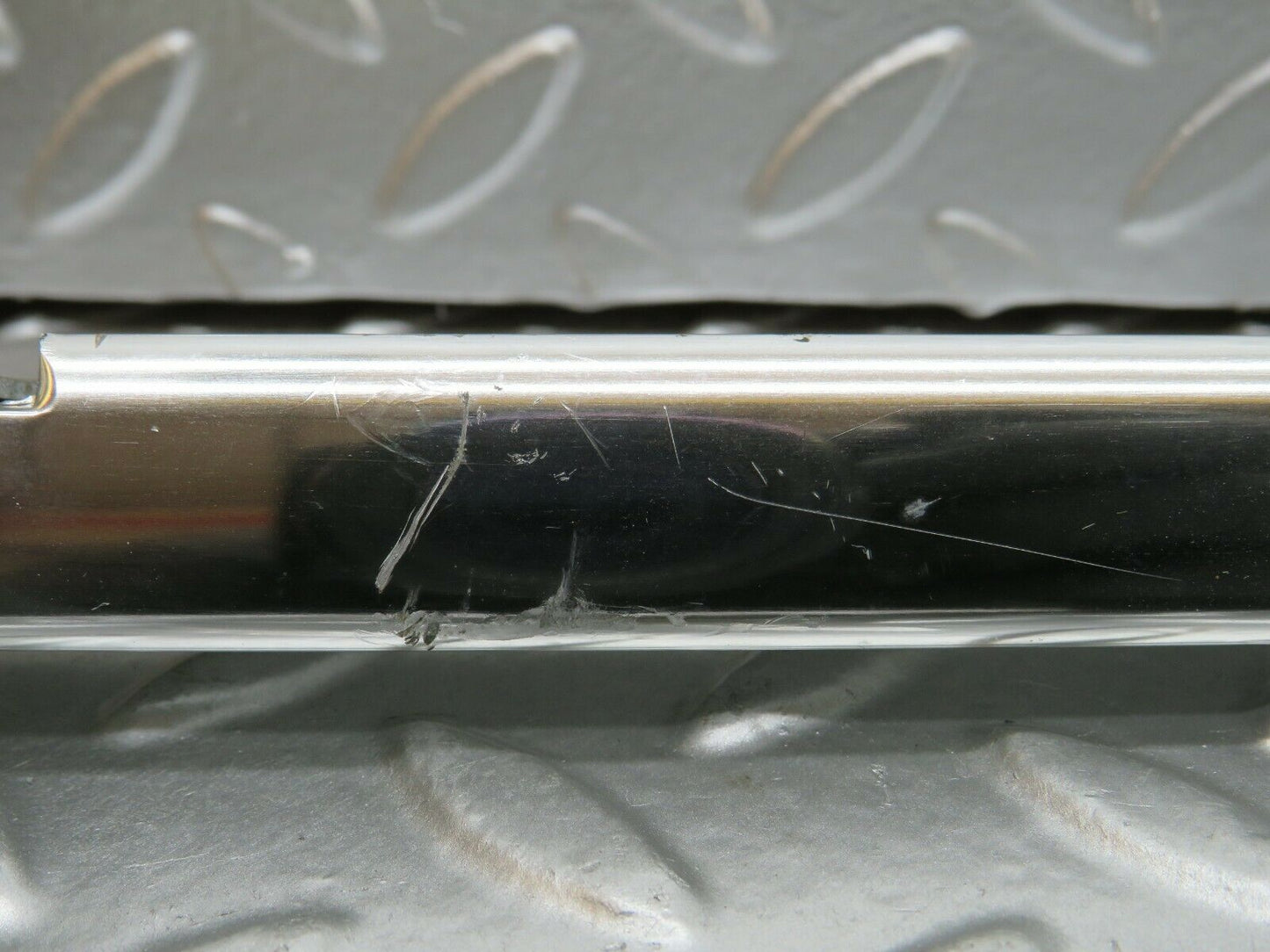 24020 Mercedes-Benz W123 280E Rear Left Door Chrome Window Channel