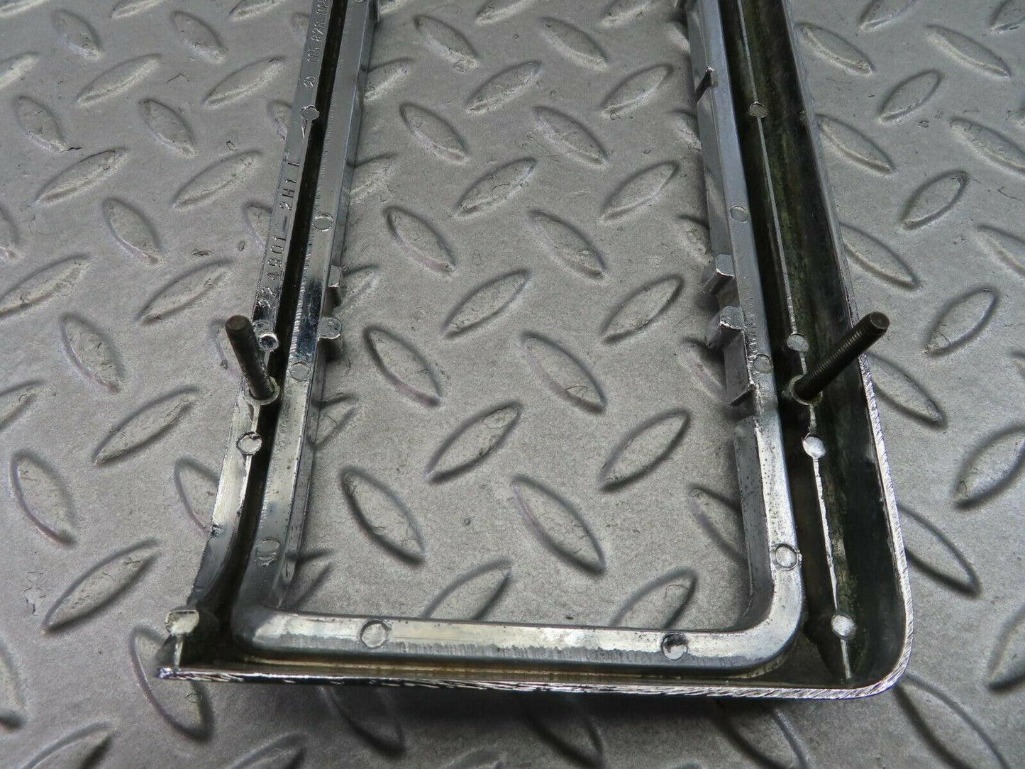 8484 Mercedes-Benz W115 Tail Light Chrome Frame Left 1158260159