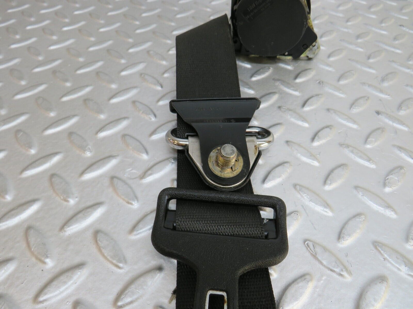 37161 Mercedes-Benz C126 420SEC Coupe Rear Right Seat Belt With Buckles 1268801695
