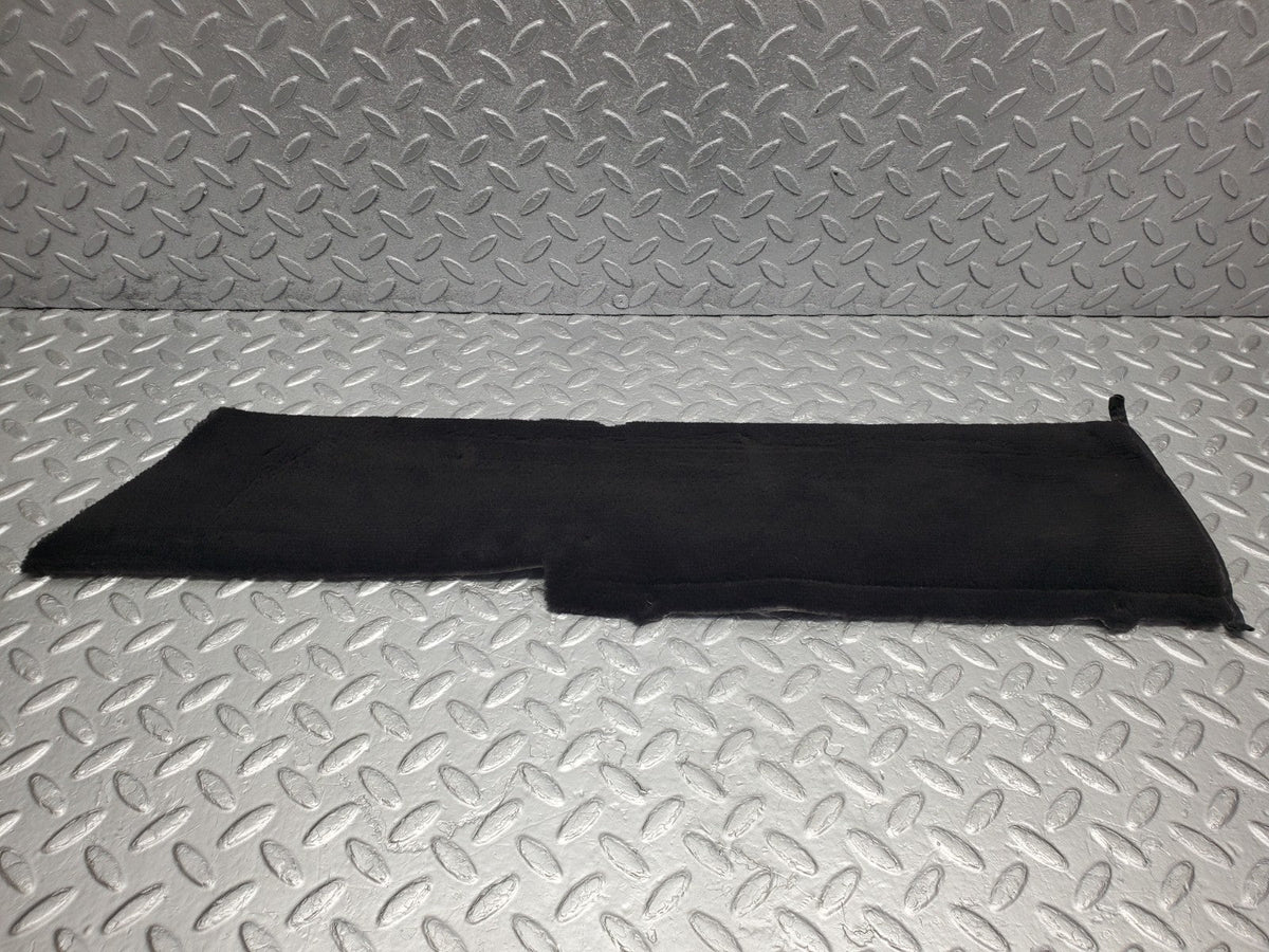 W201 Baby Benz door sill floor carpet left side black used OEM