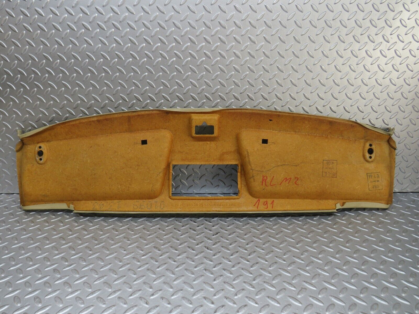 36478 Mercedes-Benz W201 190E 2.0L Headlining Roof Panel Front Beige 2016902625