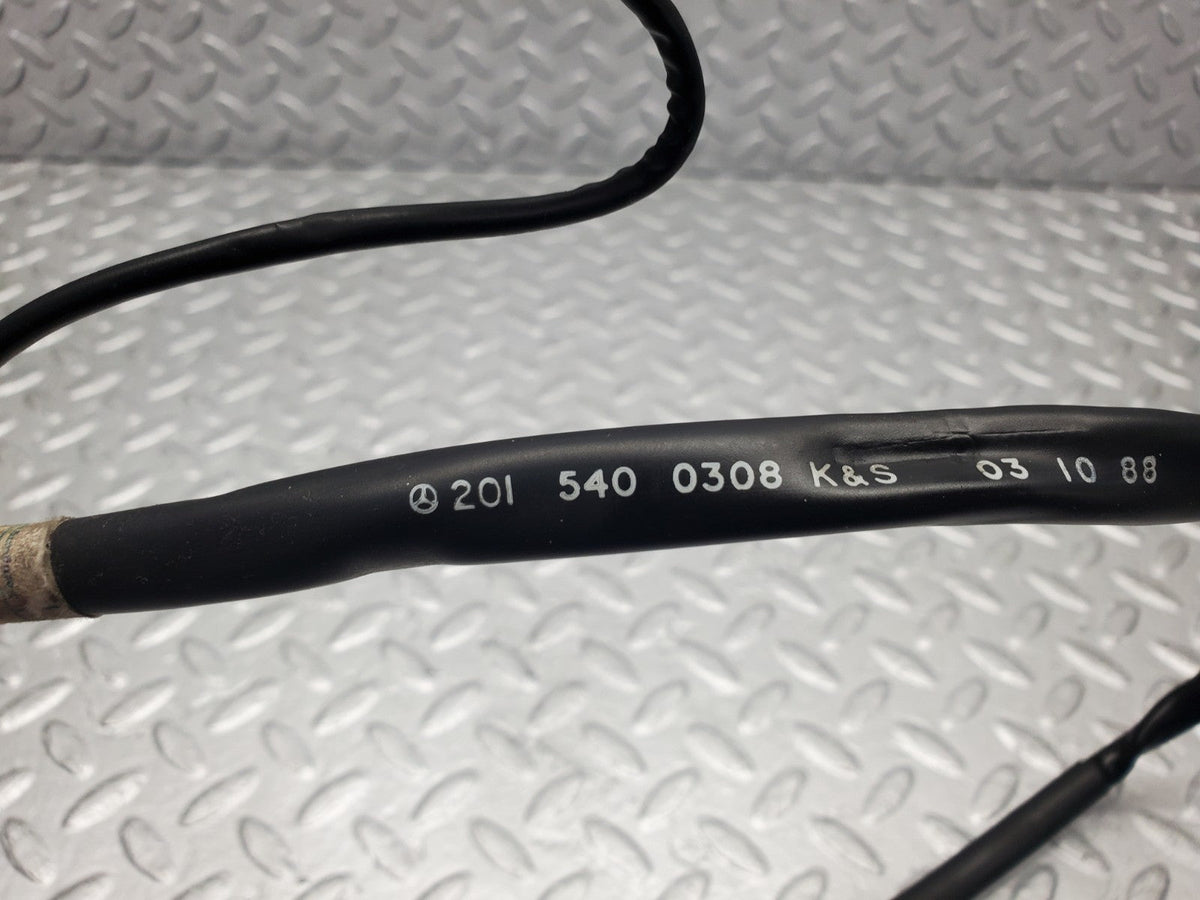 W201 Baby Benz alternator generator wire cable used OEM