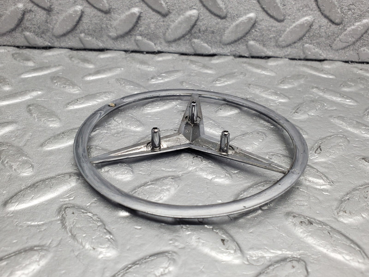 W201 Baby Benz chrome rear emblem used OEM
